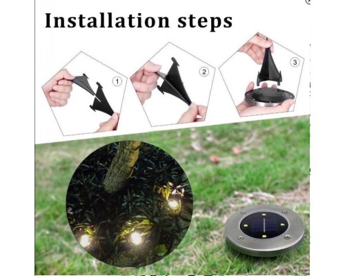 Садовый газонный светильник на солнечной батарее Solar Pathway Light