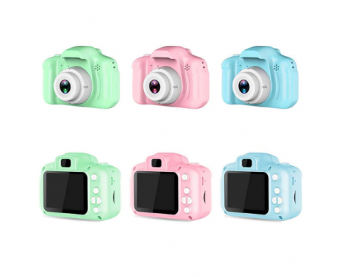 Детский цифровой фотоаппарат X2 Cartoon Digital Camera розовый