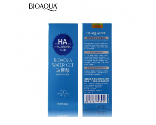 Пенка для умывания с Гиалуроновой Кислотой Bioaqua Water Get HA Hyaluronic Acid