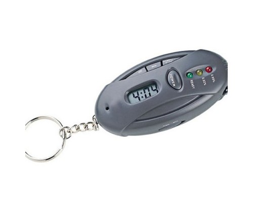 Алкотестер-брелок ALCOHOL BREATH TESTER AND TIMER WITH FLASHLIGHT