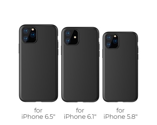 Чехол HOCO TPU Fascination Series для iPhone 11 Pro, черный, 0,8 мм