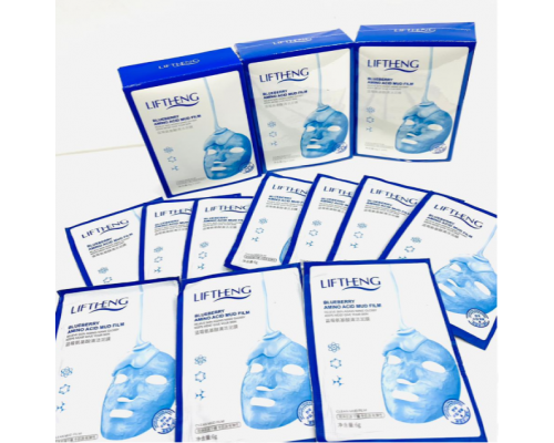 Маска LifthengBlueberry Amino Acid Cleansing Mud Film Facial Mask