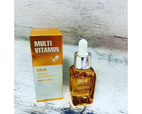 Farmstay Осветляющая витаминная сыворотка для лица Dr. V8 Multi Vitamin Ampoule Solution