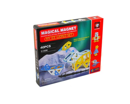 Магнитный конструктор Magical Magnet 712 40 деталей