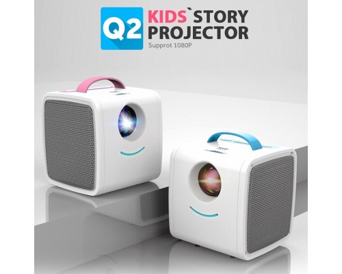 Детский мини проектор LED Kids Story Projektor Q2