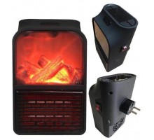 Портативный обогреватель камин Flame Heater с пультом