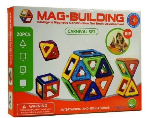 Магнитный конструктор Mag Building 20 деталей