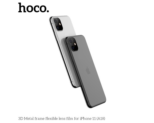 Защитное стекло HOCO A18 на объектив камеры для iPhone XR/11, черный