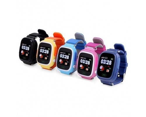 Детские gps часы Smart Baby Watch G72/Q80 wi-fi оранжевые