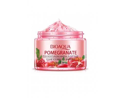 Ночная маска для лица Bioaqua Pomegranate Fresh Mineral Sleep Mask