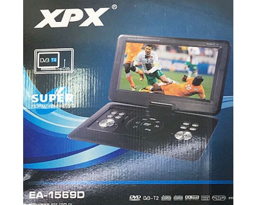 Переносной цифровой DVD-плеер XPX EA-1569D