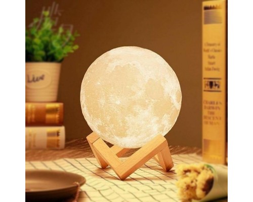 Светильник-ночник 3D шар Луна Moon Lamp с пультом, 15 см