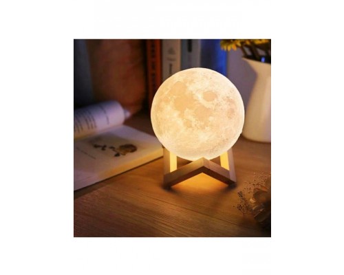 Светильник-ночник 3D шар Луна Moon Lamp с пультом, 15 см