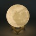 Светильник-ночник 3D шар Луна Moon Lamp с пультом, 15 см