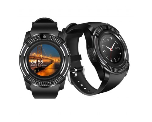 Умные часы Smart Watch V8 чёрные