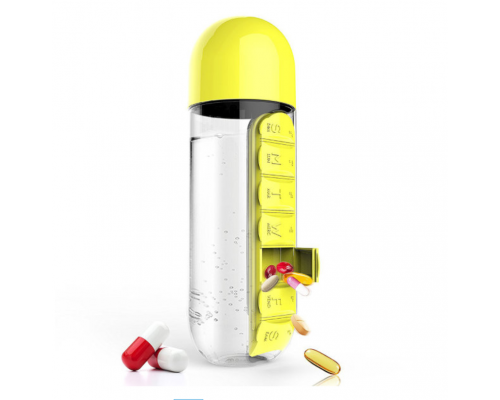 Бутылка Pill & Vitamen organizer bottle 0,6 литра