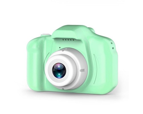 Детский цифровой фотоаппарат X2 Cartoon Digital Camera бирюзовый