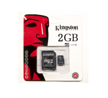 Карта памяти Kingston 2 Gb с адаптером