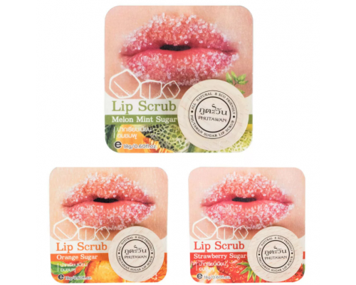 Сахарный скраб для губ Phutawan Lip Scrub Strawberry