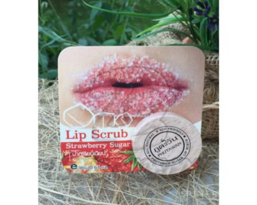 Сахарный скраб для губ Phutawan Lip Scrub Strawberry