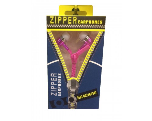 Наушники на молнии Zipper Earphones