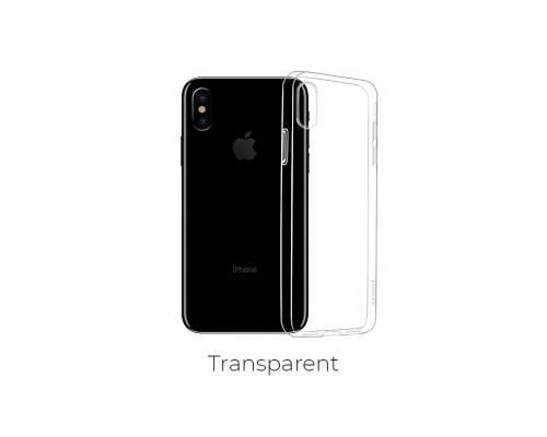 Чехол HOCO TPU Light Series для iPhone X прозрачный, 0,8 мм