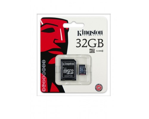 Карта памяти Kingston 32 Gb с адаптером