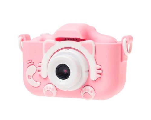 Детская цифровая камера Q1 Childrens Fun Camera Cute Kitty розовая