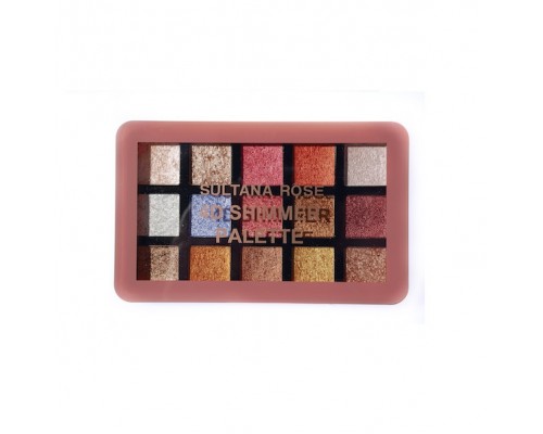 Тени для век с шиммером Sultana Rose 4D Shimmer Palette