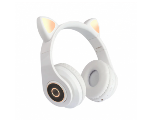 Детские светящиеся беспроводные наушники Кошачьи уши HL89 Cat Ear