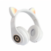 Детские светящиеся беспроводные наушники Кошачьи уши HL89 Cat Ear