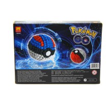 Конструктор Покемон Pokeball 234 детали Lele 39002 (синий)