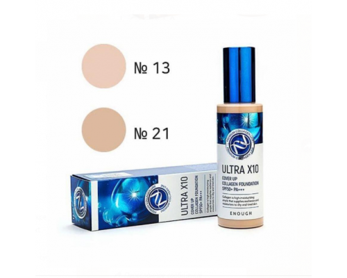 Enough Ultra X10 Cover Up Collagen Foundation SPF50+ PA+++