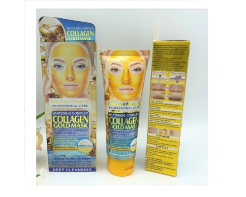 Маска-пленка с коллагеном и золотом Wokali Collagen Gold