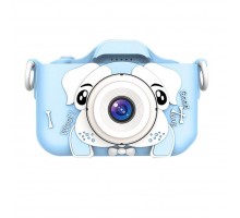 Детский цифровой фотоаппарат Children's Fun Camera Dog голубой