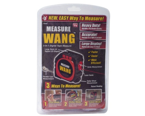 Рулетка универсальная лазерная 3 в 1 Measure Wang