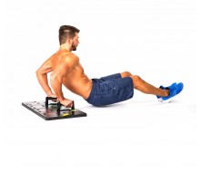 Платформа и упоры для отжиманий с резинками Complete pushup training system