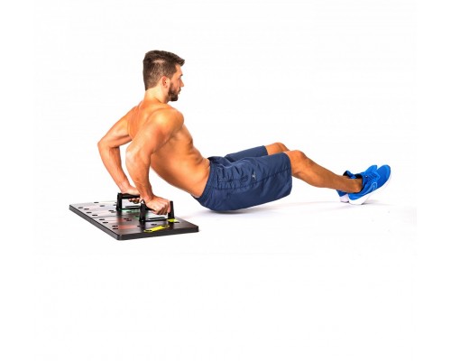 Платформа и упоры для отжиманий с резинками Complete pushup training system