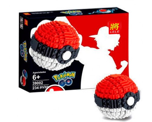 Конструктор Покемон Pokeball 234 детали Lele 39002 (красный))