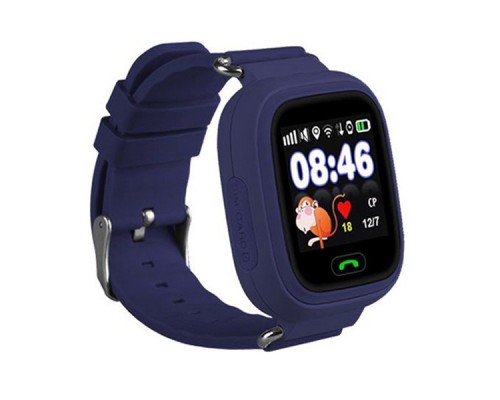 Детские gps часы Smart Baby Watch G72/Q80 wi-fi тёмно-синие