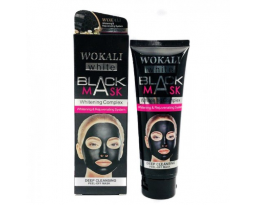 Wokali Black Mask White Отшелушивающая черная маска-пленка от чёрных точек