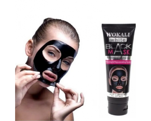 Wokali Black Mask White Отшелушивающая черная маска-пленка от чёрных точек