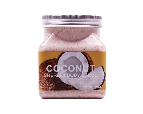 Скраб для тела Wokali Sherbet Body Scrub Кокос