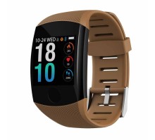 Фитнес часы Smart Watch Q11 коричневые