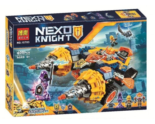 Конструктор Nexo Knights Бур-машина Акселя 405 деталей