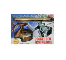 Складная удочка с катушкой Pocket Pen Fishing Rod