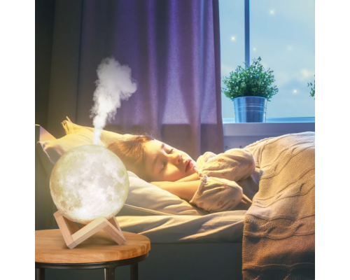 Светильник луна + ультразвуковой увлажнитель воздуха MOON LAMP HUMIDIFLER