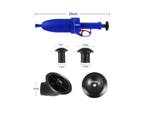 Вантуз насос для прочистки труб Air Drain Blaster