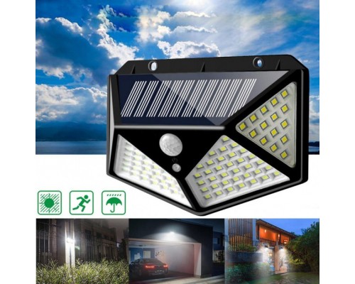 Светильник с датчиком движения на солнечной батарее Solar Induction Wall Lamp CL-100