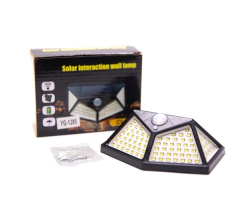 Светильник с датчиком движения на солнечной батарее Solar Induction Wall Lamp CL-100